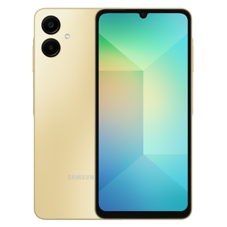 Galaxy A06 (6 GB Memory) Front Gold 