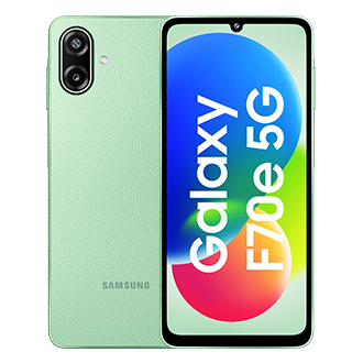 Galaxy F70e 5G (6 GB Memory) Limelight Green
