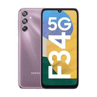 Samsung Galaxy F34 5G (Orchid Violet, 6 GB RAM, 128 GB