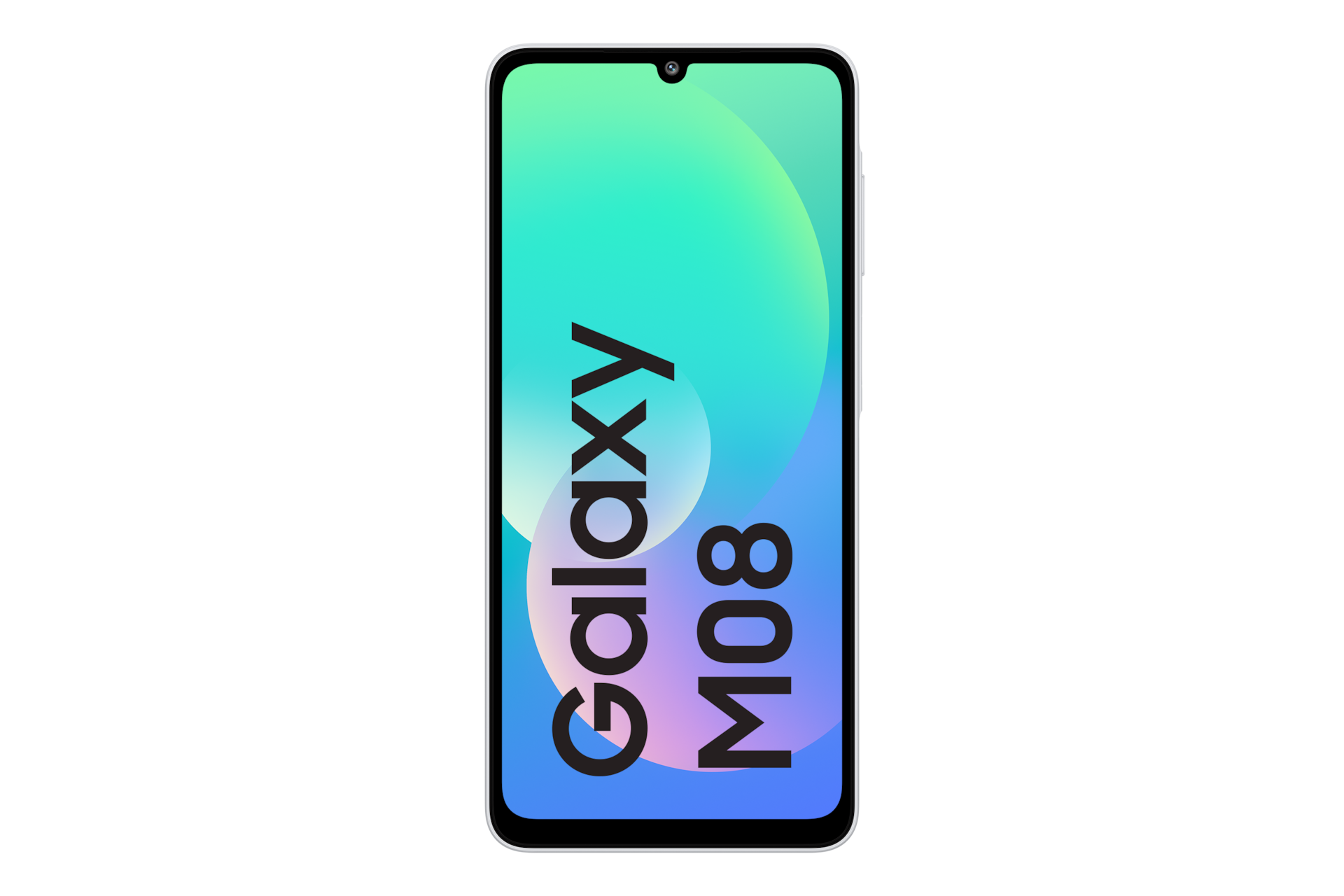 Galaxy M08 LTE (4 GB Memory) Front-2 Silver 