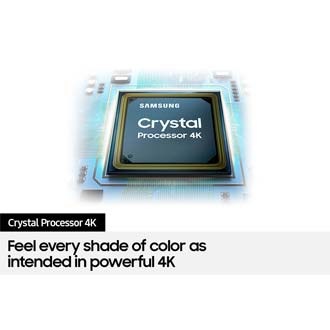 Crystal UHD AU8000 has Crystal Processor 4K that increases picture quality smartly
