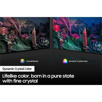 Crystal UHD TV AU8000 with Dynamic Crystal Color can deliver full range of color