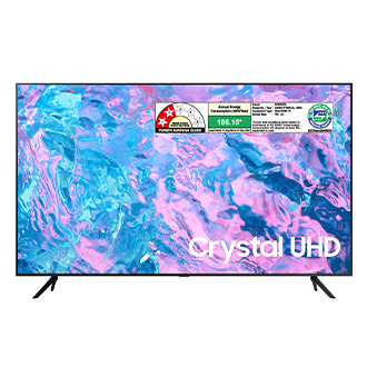 1.38 m (55) Crystal UHD CU7700 4K Smart TV (2023) Black
