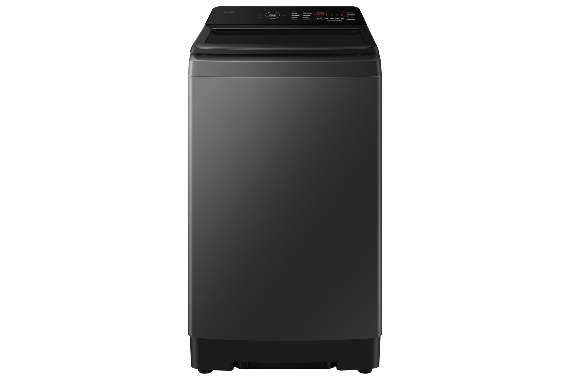 10.0 kg top load washing machine with ai wash and ecobubble, wa80f10e2c black 10.0 kg