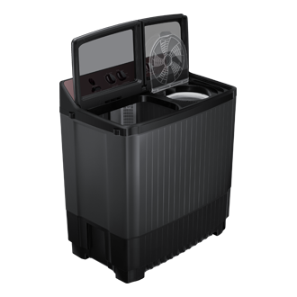 12.0 kg Semi Automatic Washing Machine with Toughened Glass Lid, WT12F4560RB Dynamic-Open Wine 