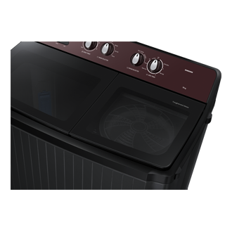 12.0 kg Semi Automatic Washing Machine with Toughened Glass Lid, WT12F4560RB Detail4 Wine 