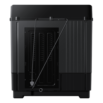 12.0 kg Semi Automatic Washing Machine with Toughened Glass Lid, WT12F4560RB Back Wine 