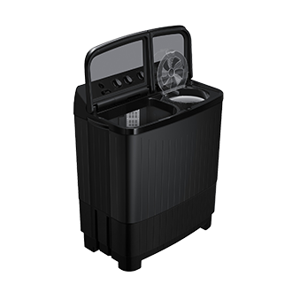 8.0 kg Semi Automatic Washing Machine with Toughened Glass Lid, WT80F4560GD Dynamic-Open Black 