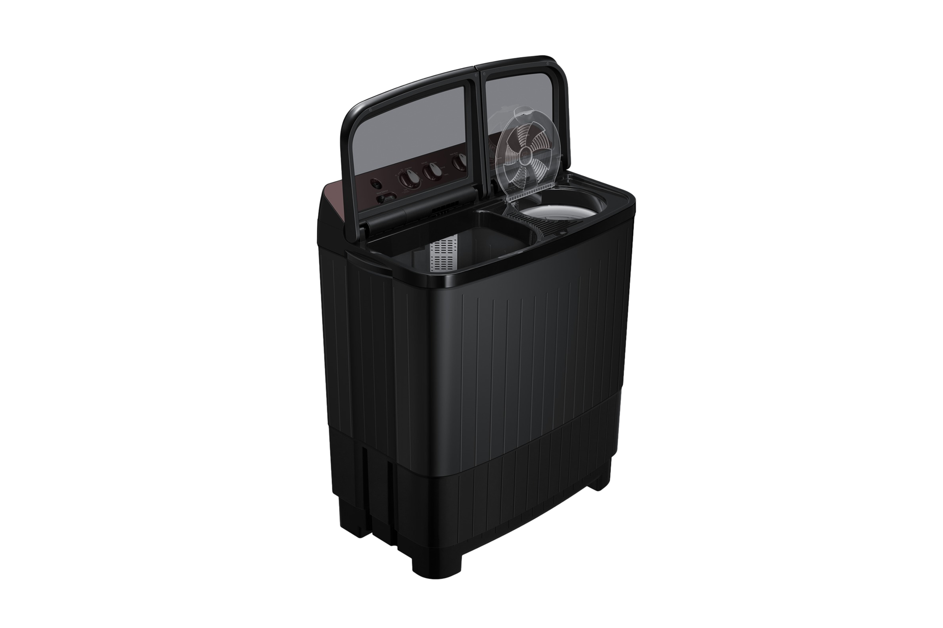8.0 kg Semi Automatic Washing Machine with Toughened Glass Lid, WT80F4560GD Dynamic-Open Wine 