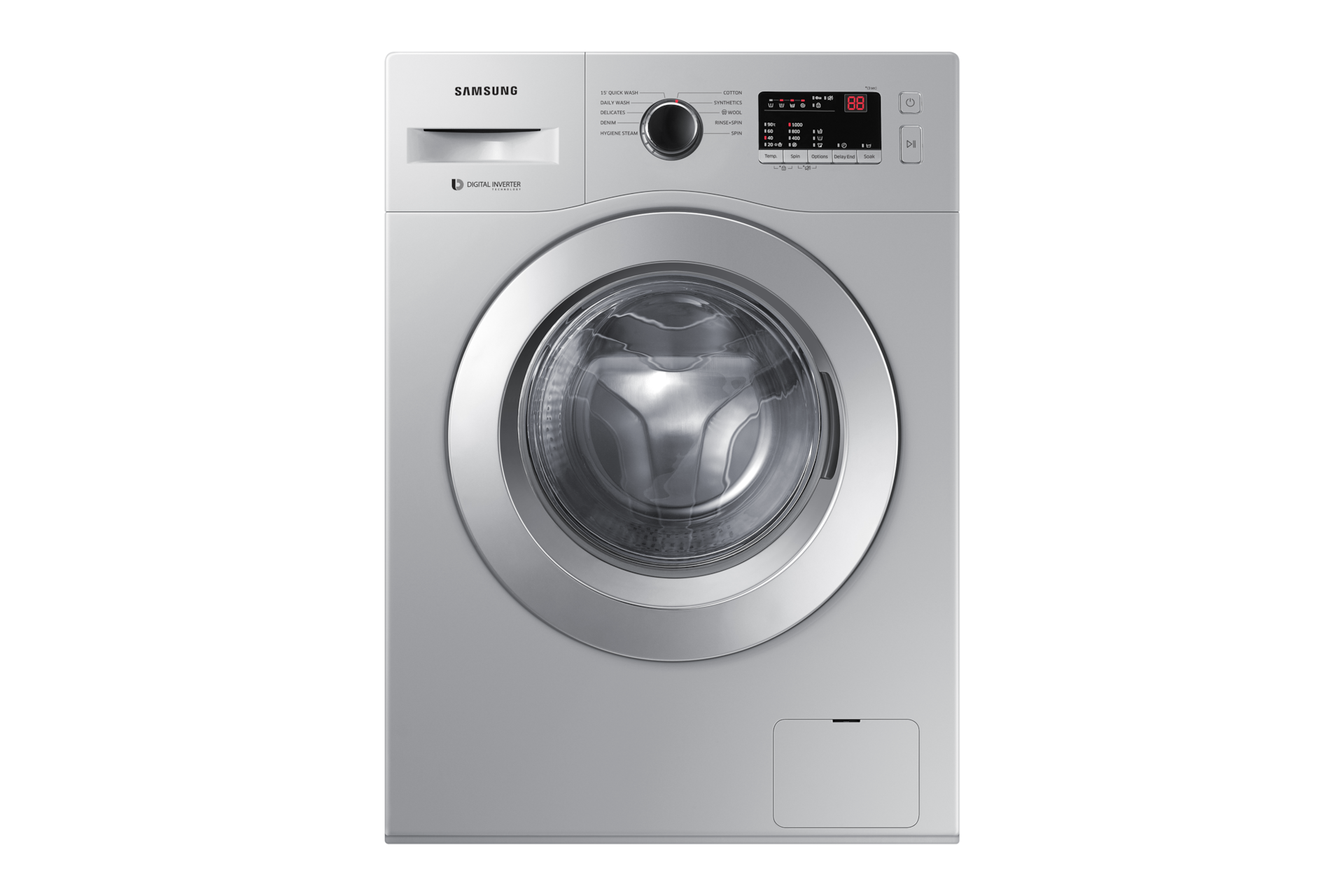 Buy Front Load Washing Machine Diamond Drum 6Kg Silver Samsung India