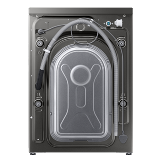 7.0 kg Front Load Washing Machine with Diamond Drum Back Refined Inox 
