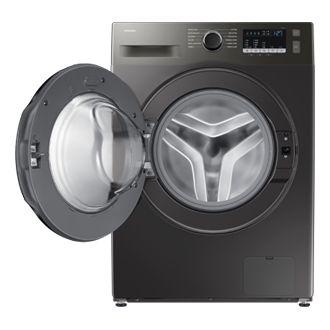 7.0 kg Front Load Washing Machine with Diamond Drum Front-Open Refined Inox 