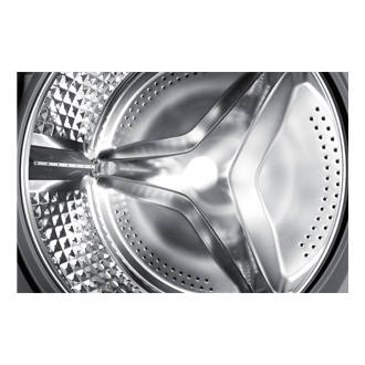 7.0 kg Front Load Washing Machine with Diamond Drum Detail-Drum Refined Inox 