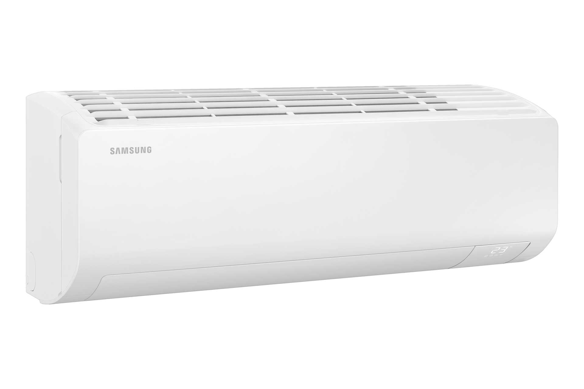 Bespoke AI WAll Mounted AC Non-WindFree With Fast Cooling Quick Remote L-Perspective White 