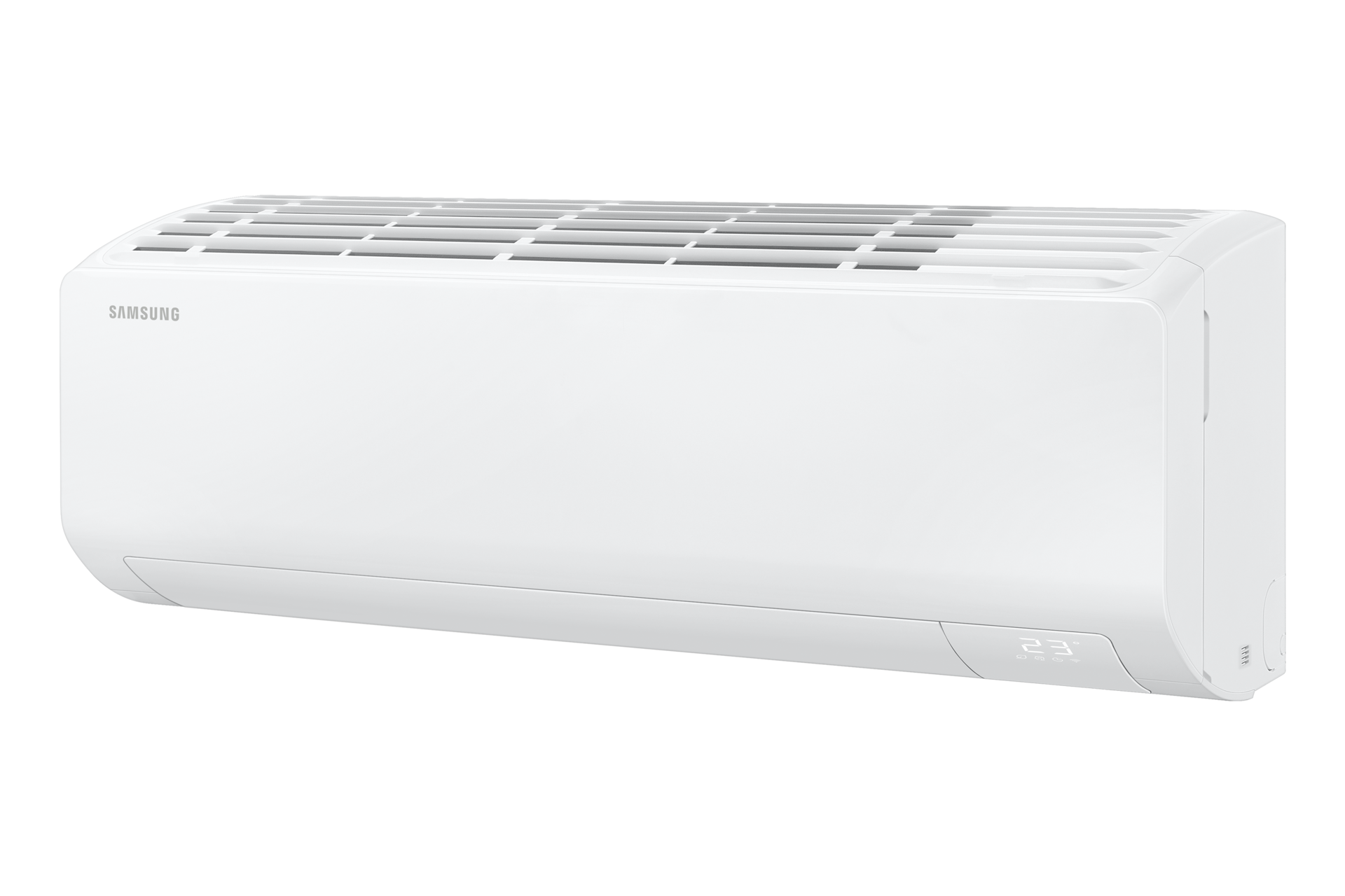 Bespoke AI WAll Mounted AC Non-WindFree With Fast Cooling Quick Remote R-Perspective White 