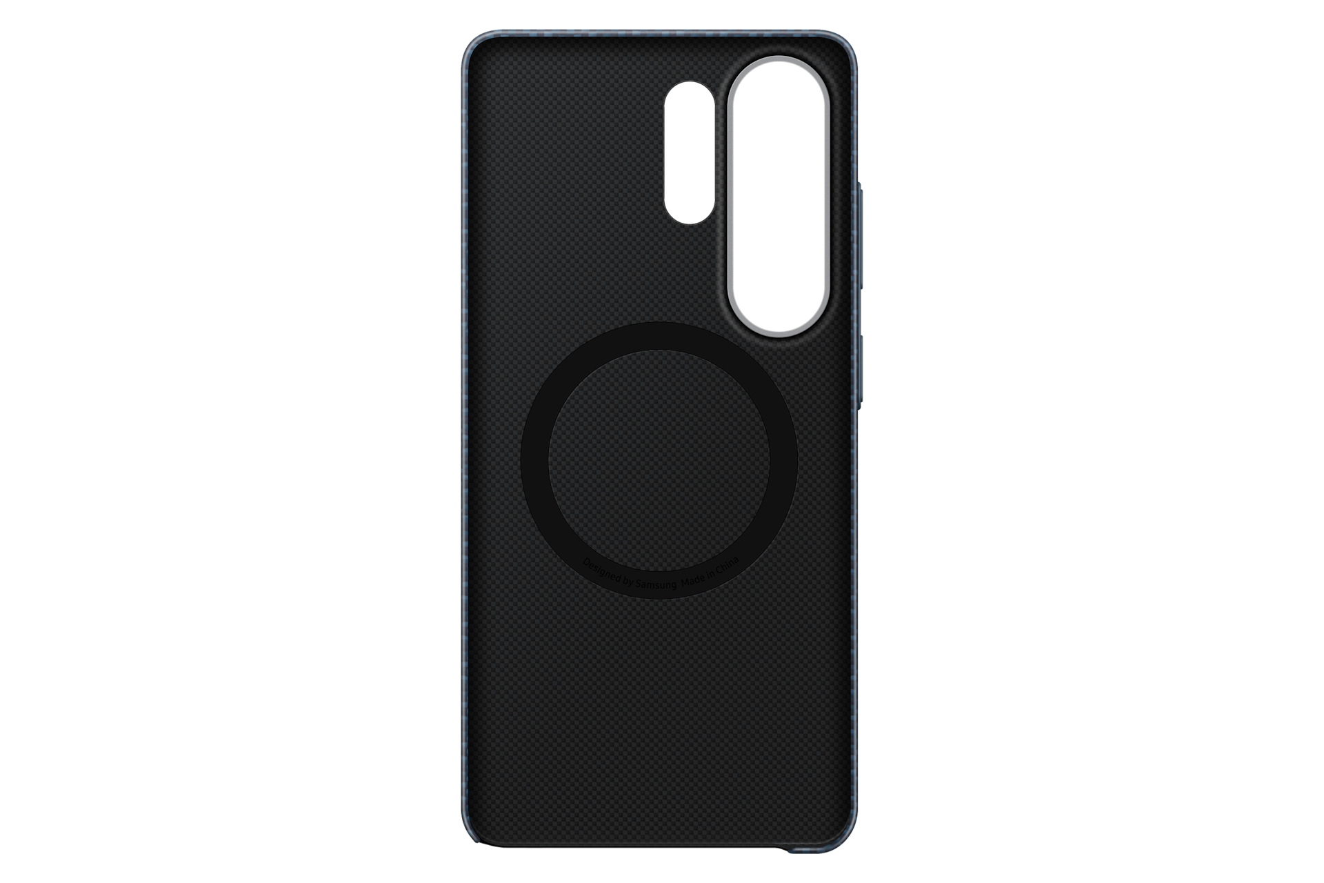 Galaxy S26 Ultra Carbon Magnet Case Back Dark Blue 