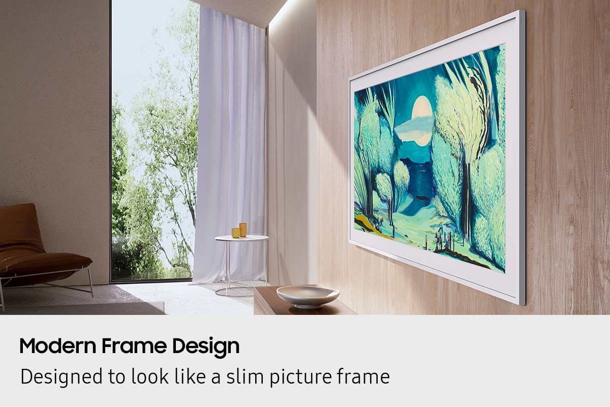 تلفزيون ذكي The Frame 4K Samsung Vision AI Smart TV (2025) مقاس 65 بوصة أسود