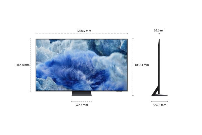 85" QLED Q8F 4K Samsung Vision AI Smart TV (2025) أسود