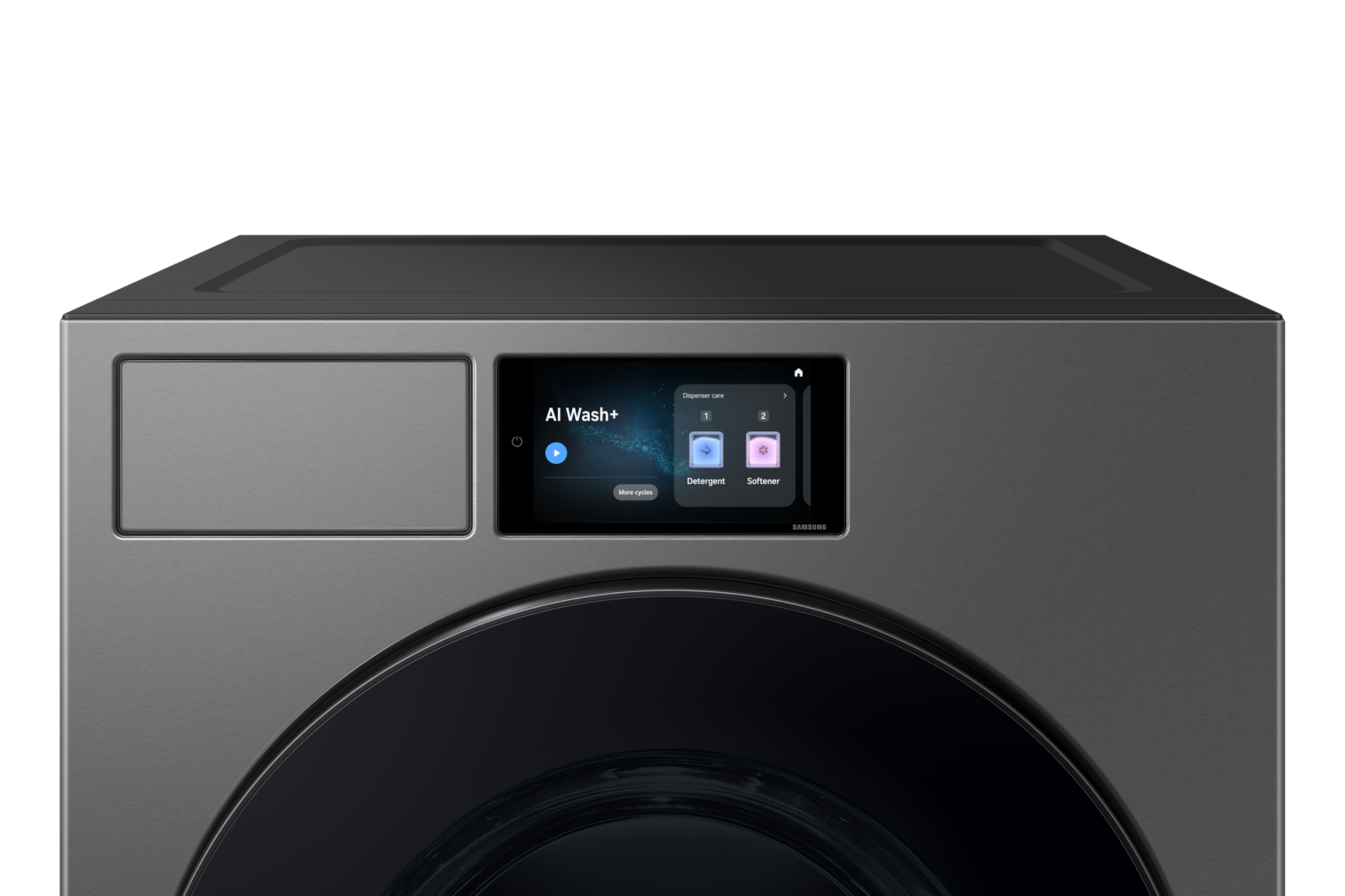 Bespoke AI Laundry (Combo) with  AI Home Detail1 Dark Gray 