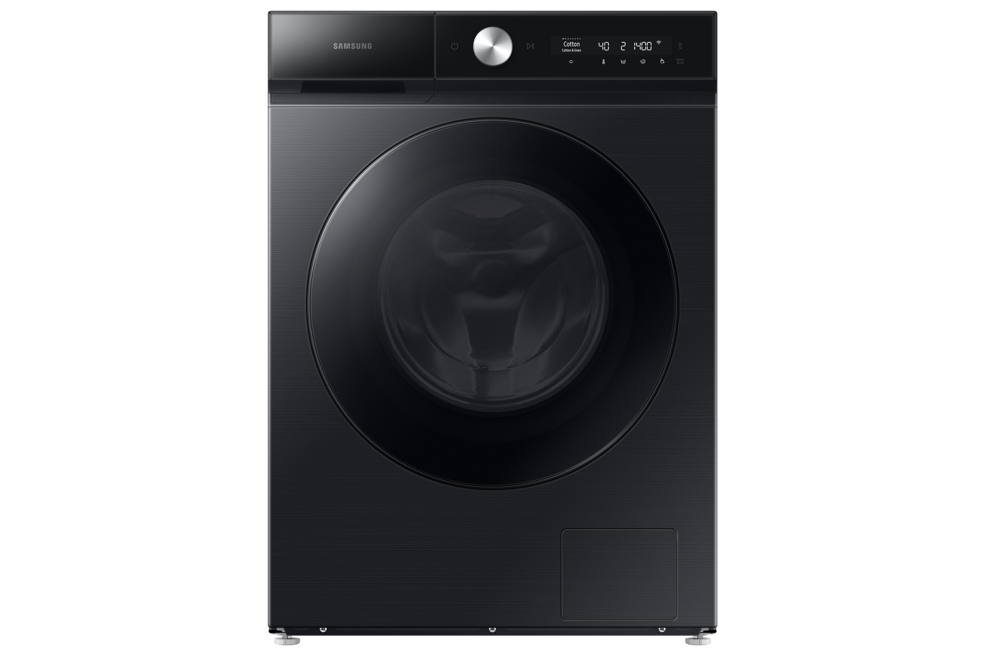 11kg WW9400B_Front load washer and Dryers with  AI Ecobubble™ and  AI Wash Front Black 
