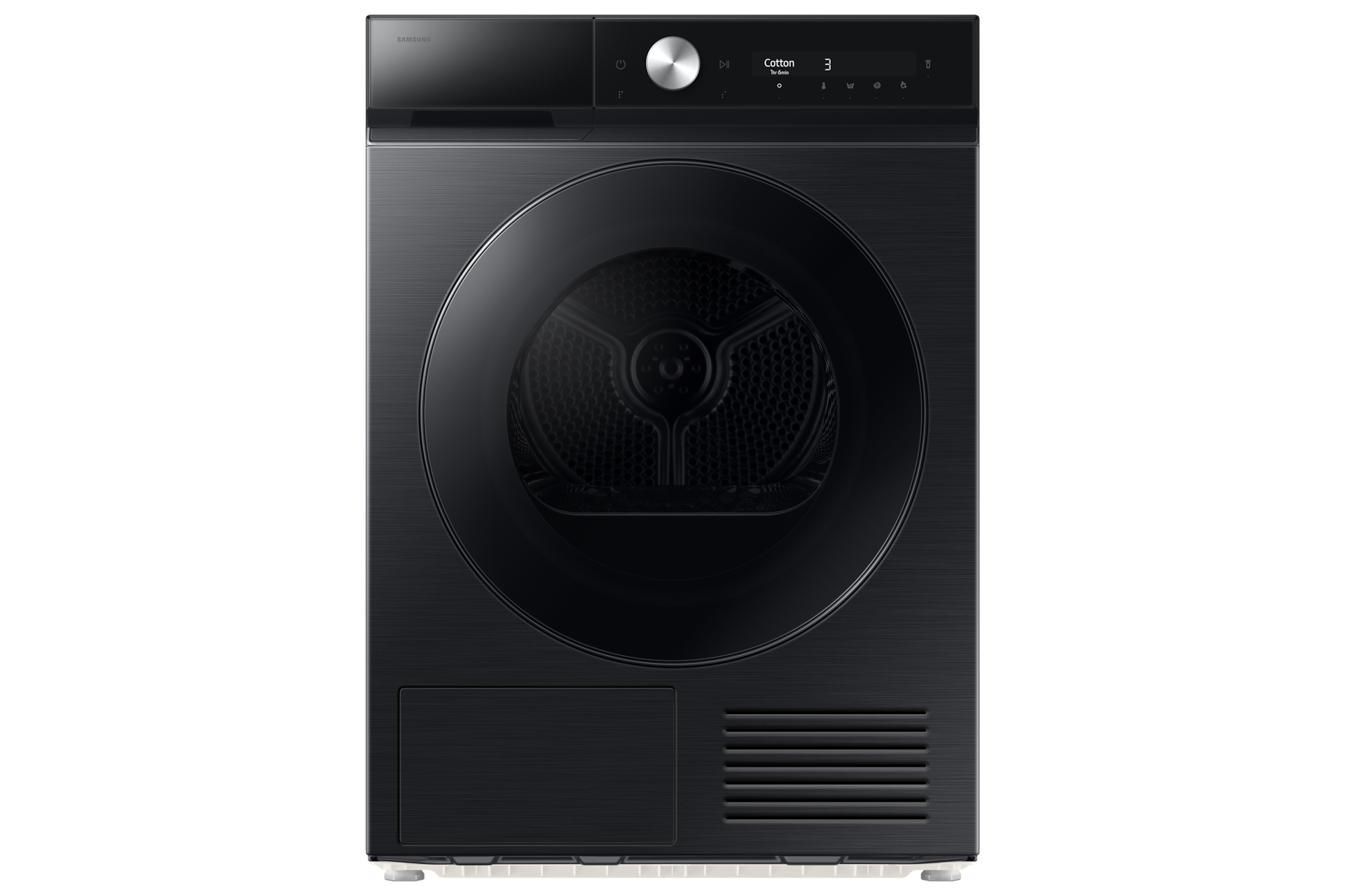 9kg DV7400B Dryers with A+++ Energy Efficiency and AI Dry Front Black 