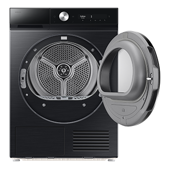 9kg DV7400B Dryers with A+++ Energy Efficiency and AI Dry Front-Open Black 