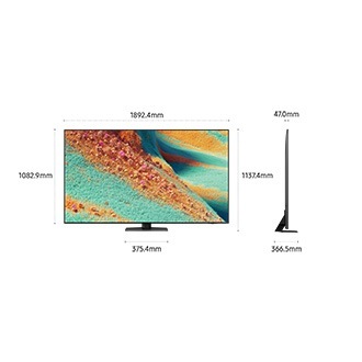 تەلەفزیۆنی زیرەکی 85 ئینچی Neo QLED QN85F 4K Samsung Vision AI (2025) Black