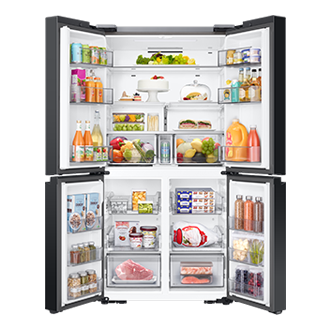 front-open-with-food Clean Black