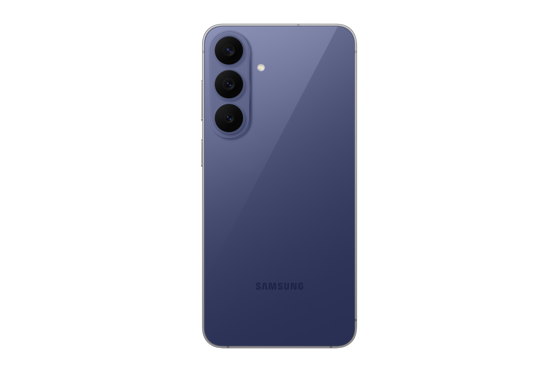 Galaxy S26 FE به رنگ بلوبری از نمای پشت