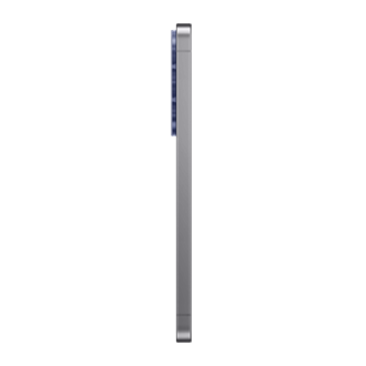 Galaxy S26 FE به رنگ بلوبری از نمای سمت چپ