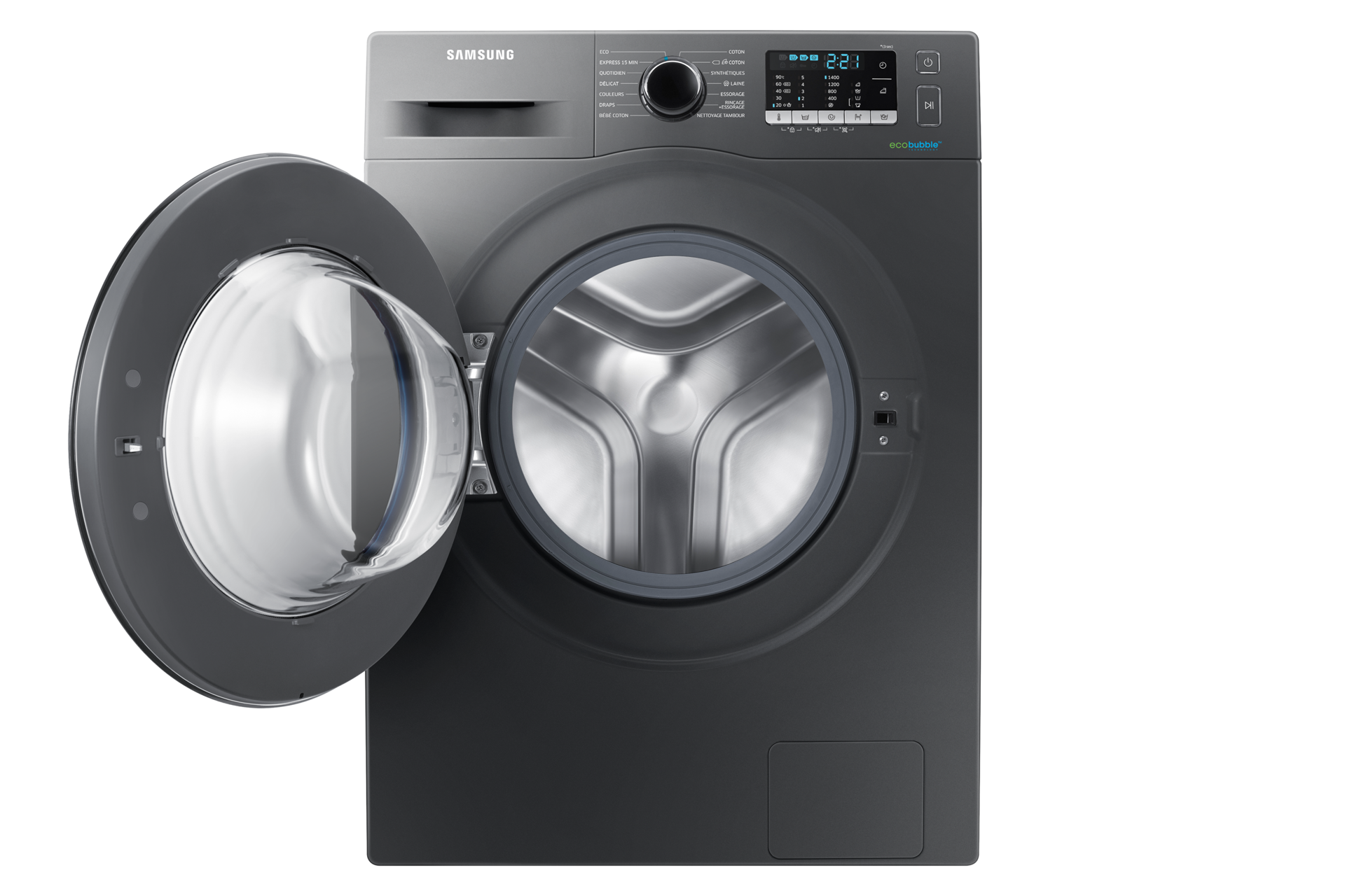 front-open Titanium Gray
