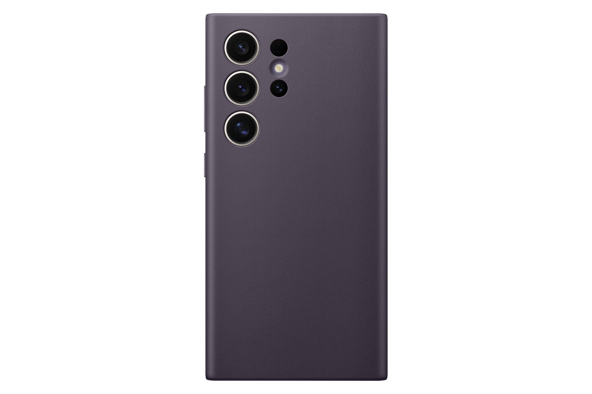 Samsung Galaxy S24 Ultra Vegan Leather Case, Dark Violet