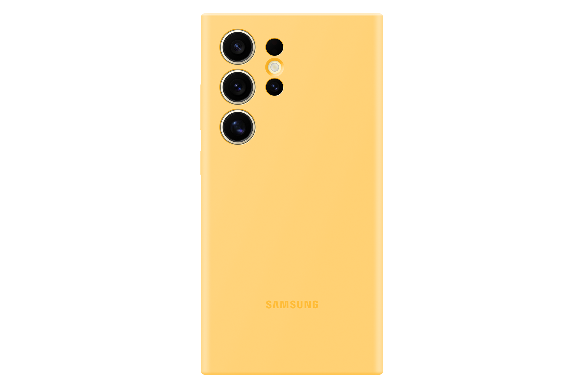 Samsung Galaxy S24 Ultra Silicone Case, Yellow