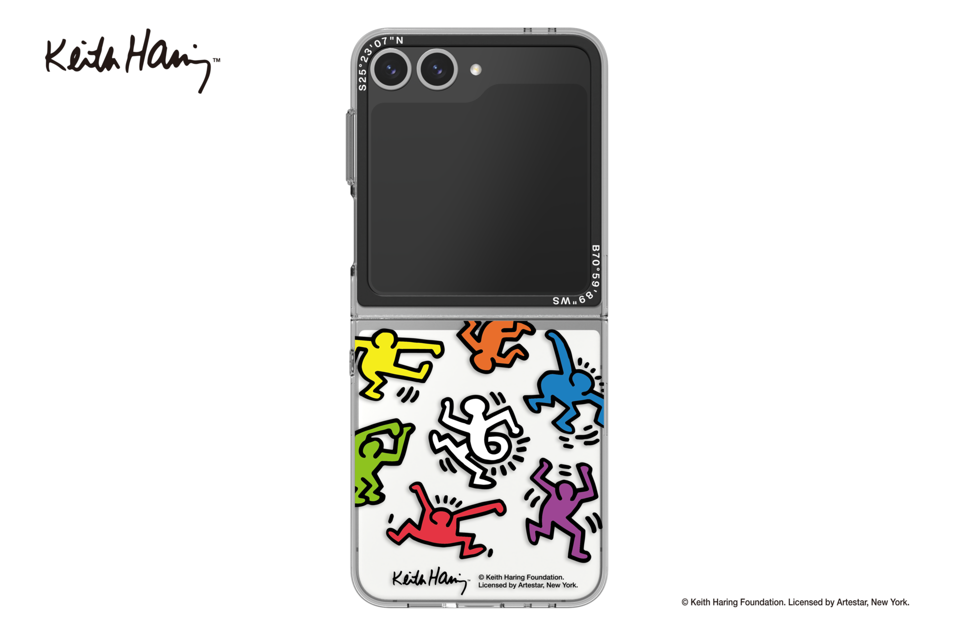 Samsung Keith Haring Slim Case for Galaxy Z Flip6 GP-FPF741SBCBW, Black