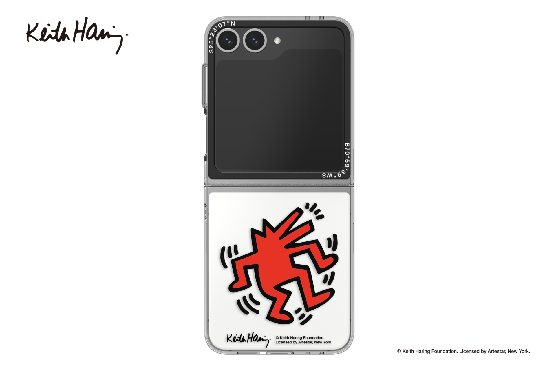 Samsung Keith Haring Slim Case for Galaxy Z Flip6 GP-FPF741SBCBW, Red