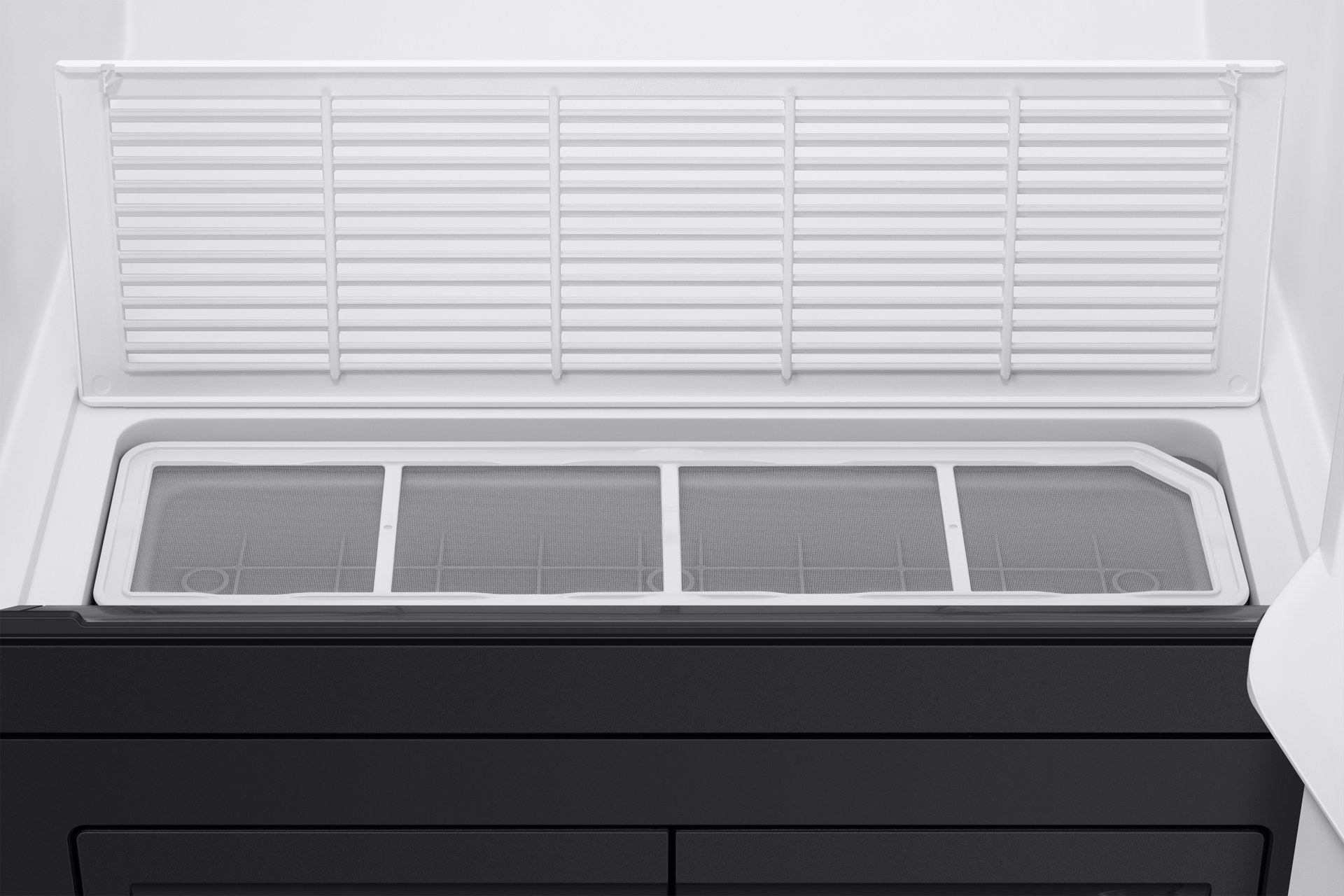 Bespoke AI Dryer with Dual AirWash and Dual JetSteam DF18CB8700CRE1 Detail-Filter-Bottom Silver 