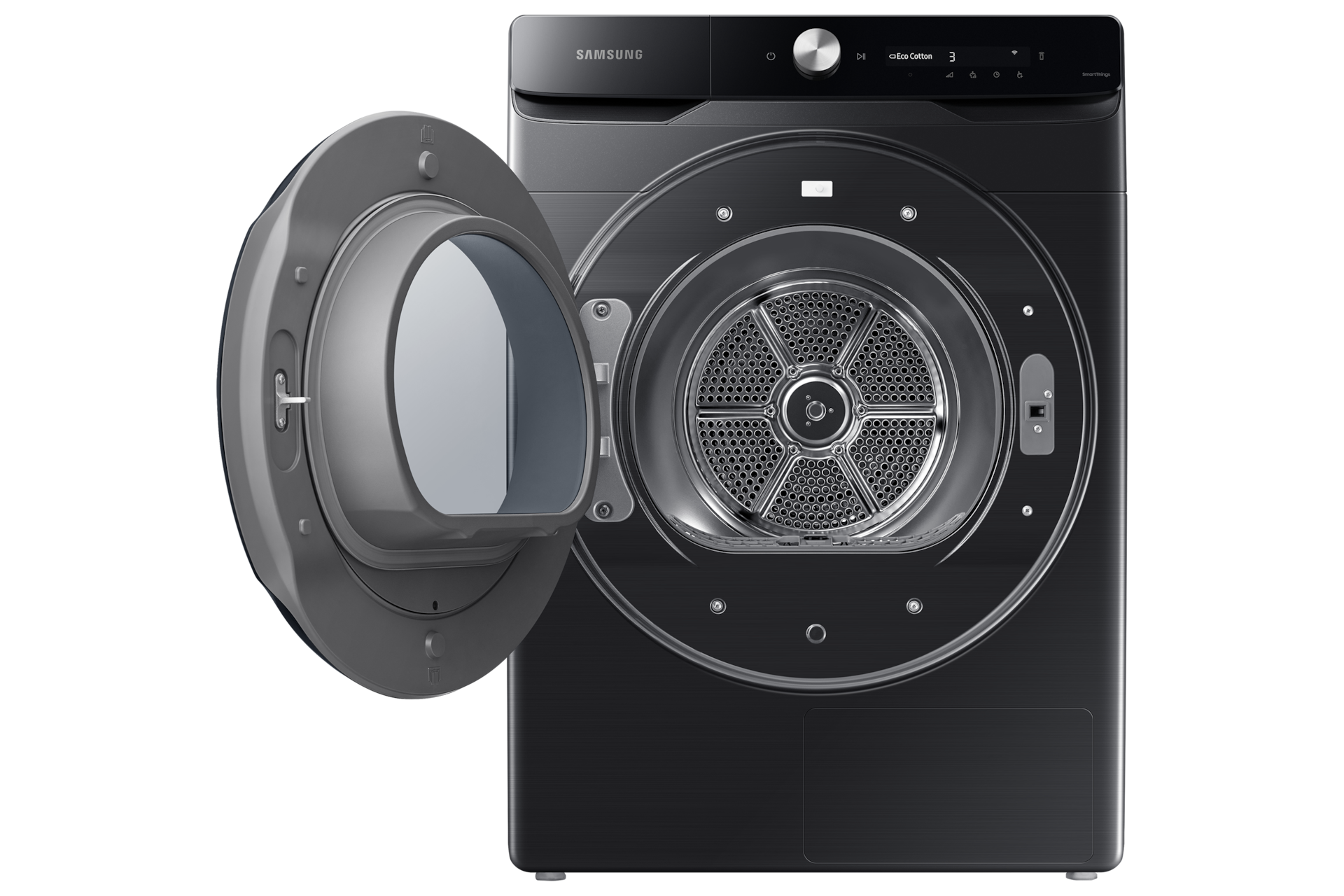 Laundry Dryer with Hybrid Heat Pump and AI Control DV16DG8600BVU3 Front-Open Black 