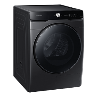 Laundry Dryer with Hybrid Heat Pump and AI Control DV16DG8600BVU3 L-Perspective Black 