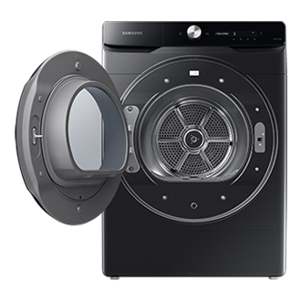 Laundry Dryer with Hybrid Heat Pump and AI Control DV16DG8600BVU3 Front-Open Black 
