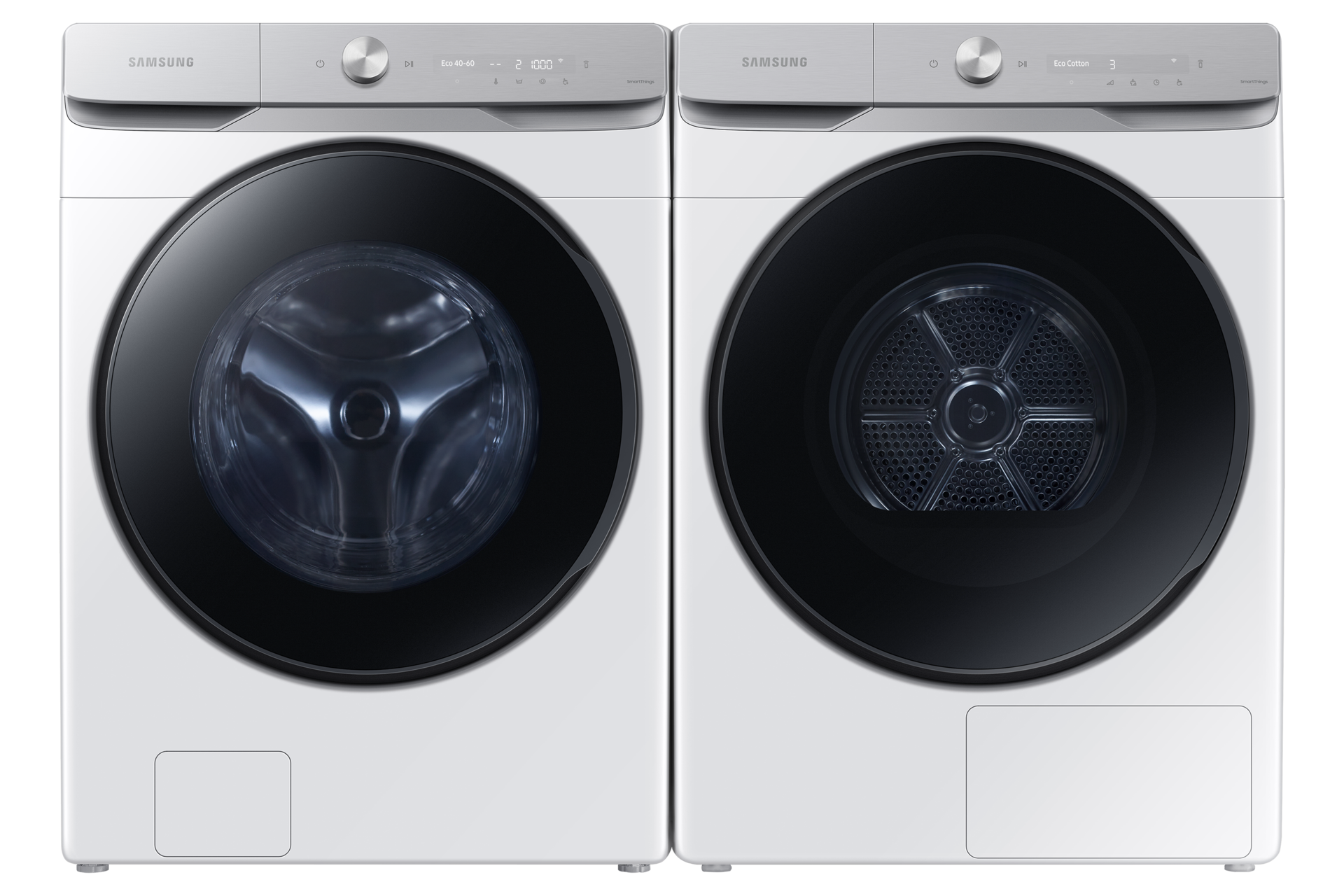 Laundry Dryer with Hybrid Heat Pump and AI Control DV16DG8600BWU3 Front-On-Set White 