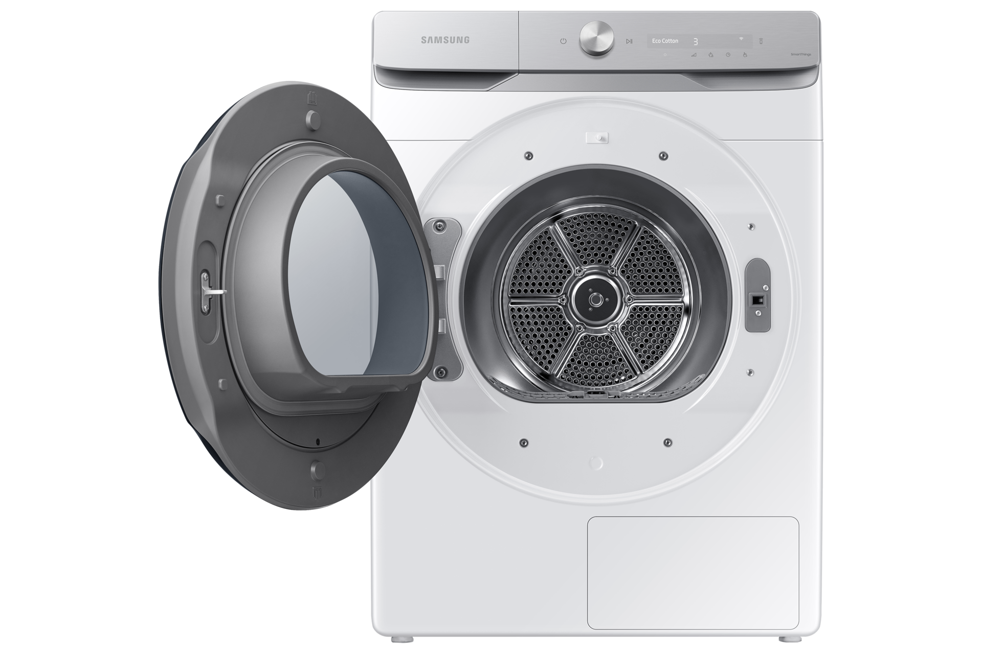 Laundry Dryer with Hybrid Heat Pump and AI Control DV16DG8600BWU3 Front-Open White 