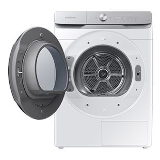 Laundry Dryer with Hybrid Heat Pump and AI Control DV16DG8600BWU3 Front-Open White 