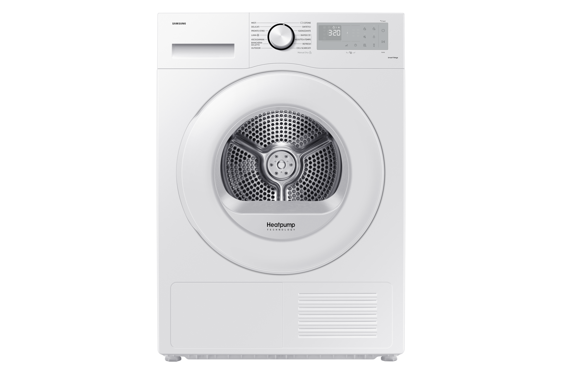 Asciugatrice Samsung Crystal EcoDry™ 8 Kg DV80CGC2B0THET, White