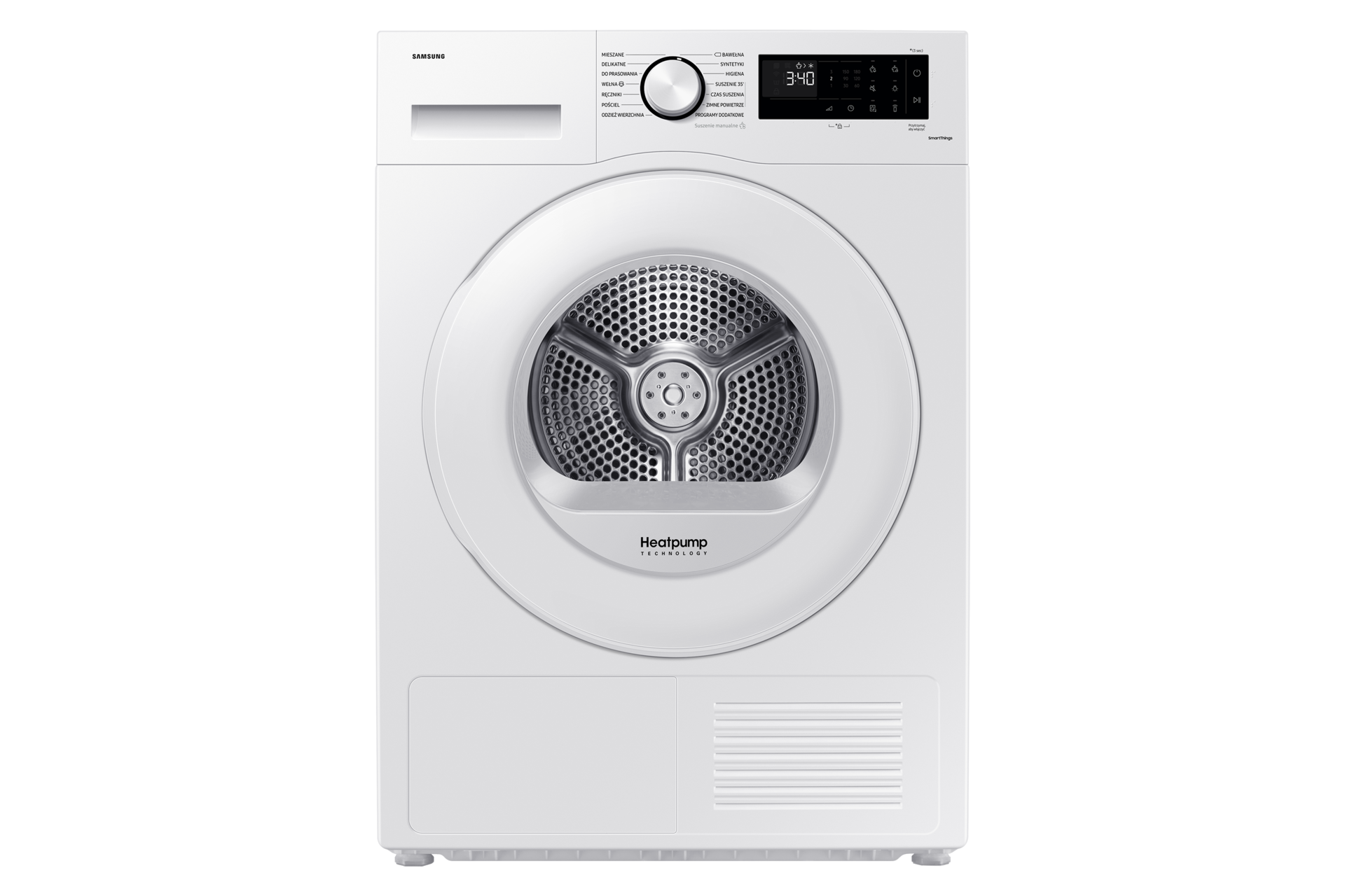 Asciugatrice Samsung Crystal EcoDry&trade; 9 Kg DV90CGC2A0TEET, White