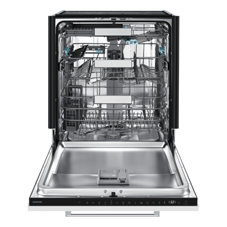 DW90H/24 Full Built-in Dishwasher Energy Efficiency and AI Wash ⠀ Front-Open2 White 
