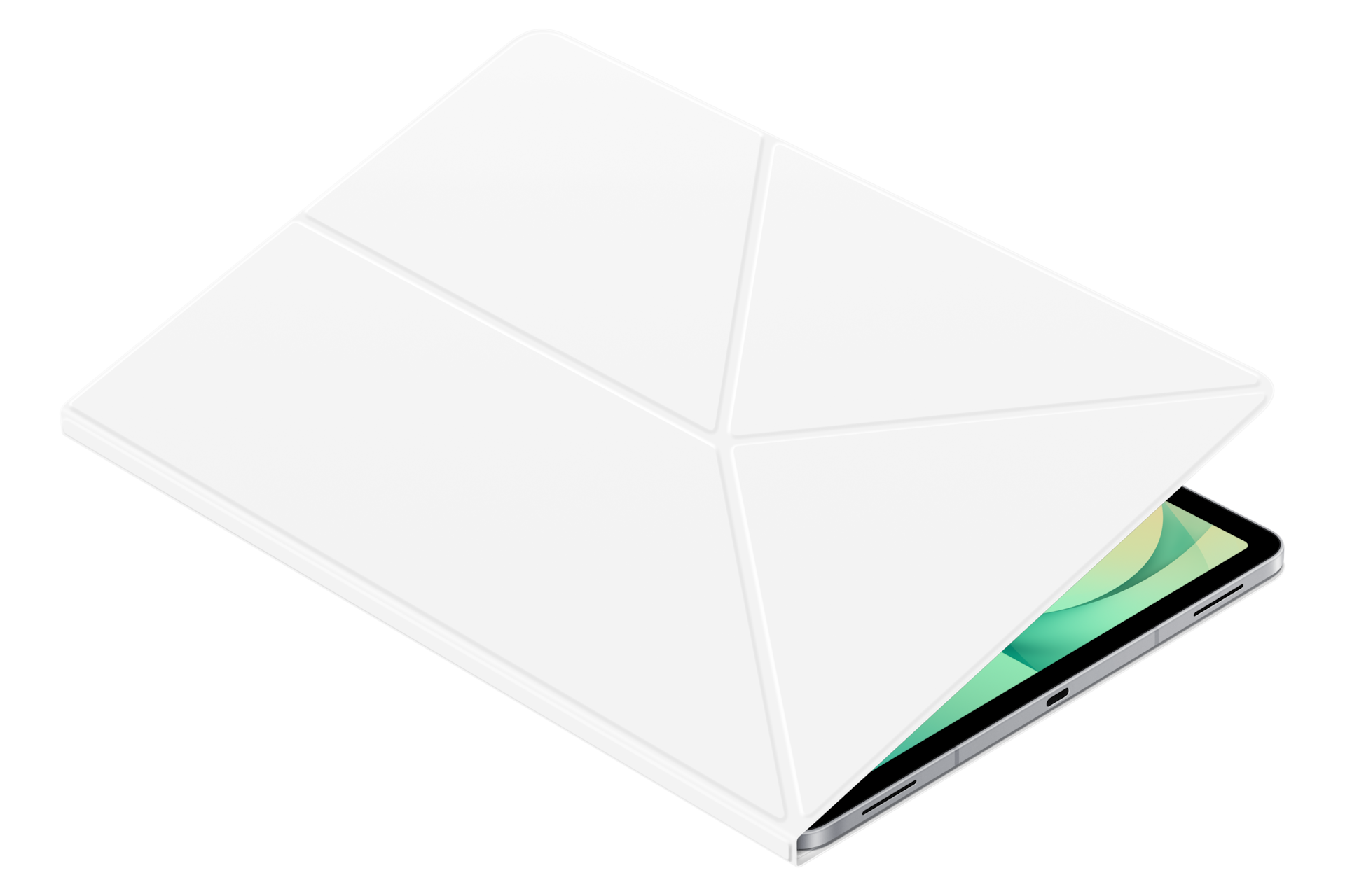 Book Cover for Galaxy Tab S12+ Dynamic3 White 