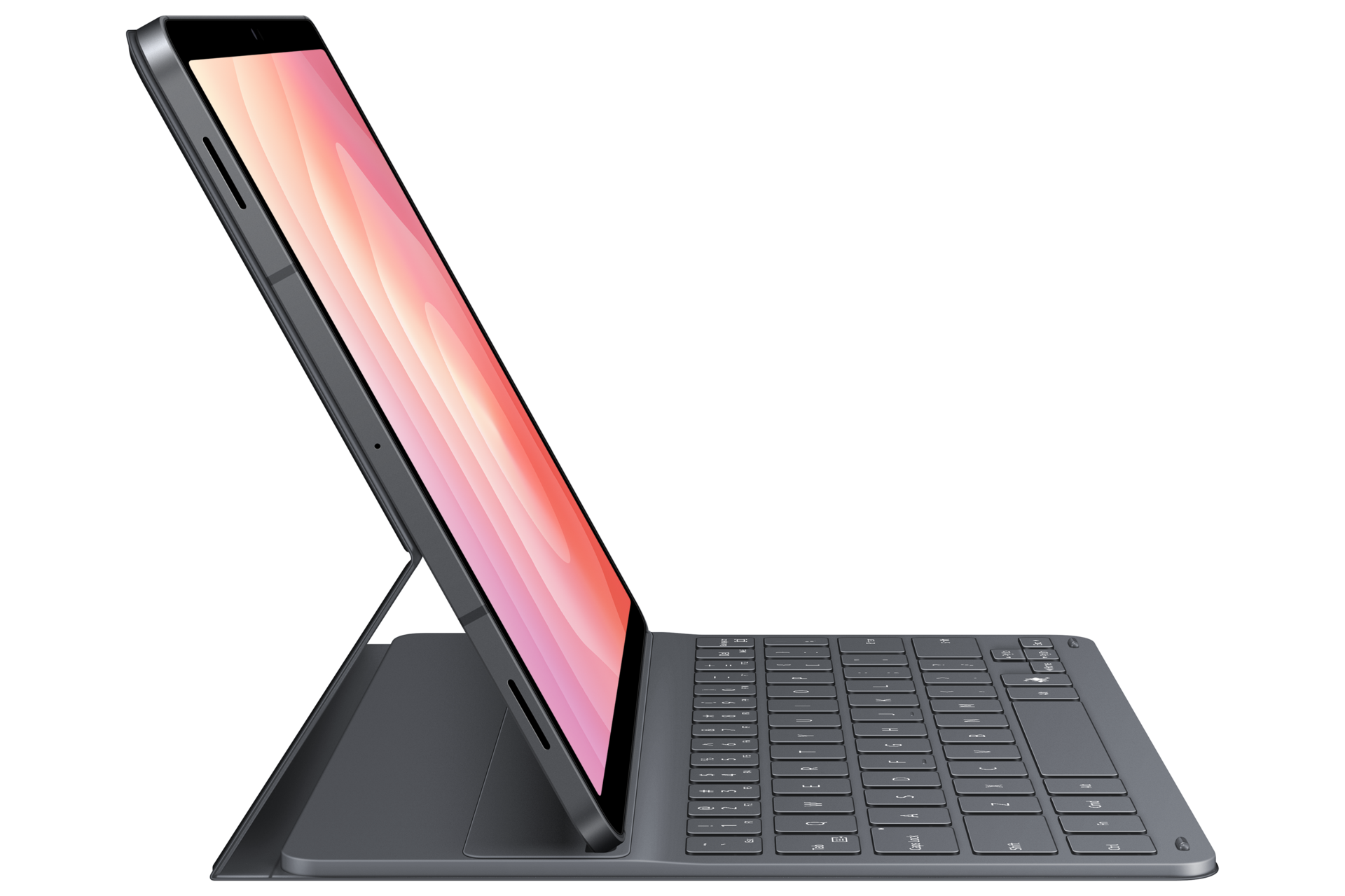 Galaxy Tab S11 Book Cover Keyboard Slim Standing3 Black 