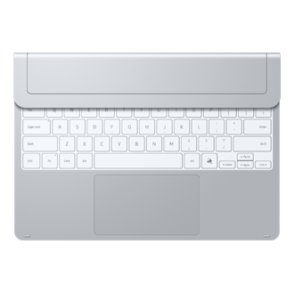 Pro Keyboard for Galaxy Tab S12+ Front Silver 