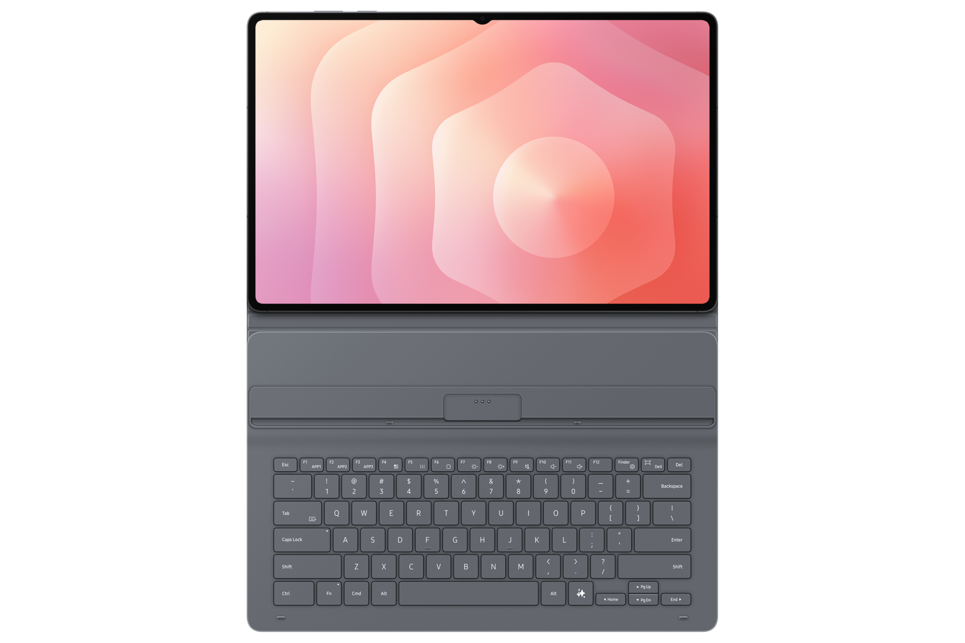 Galaxy Tab S11 Ultra Book Cover Keyboard Slim Standing4 Black 