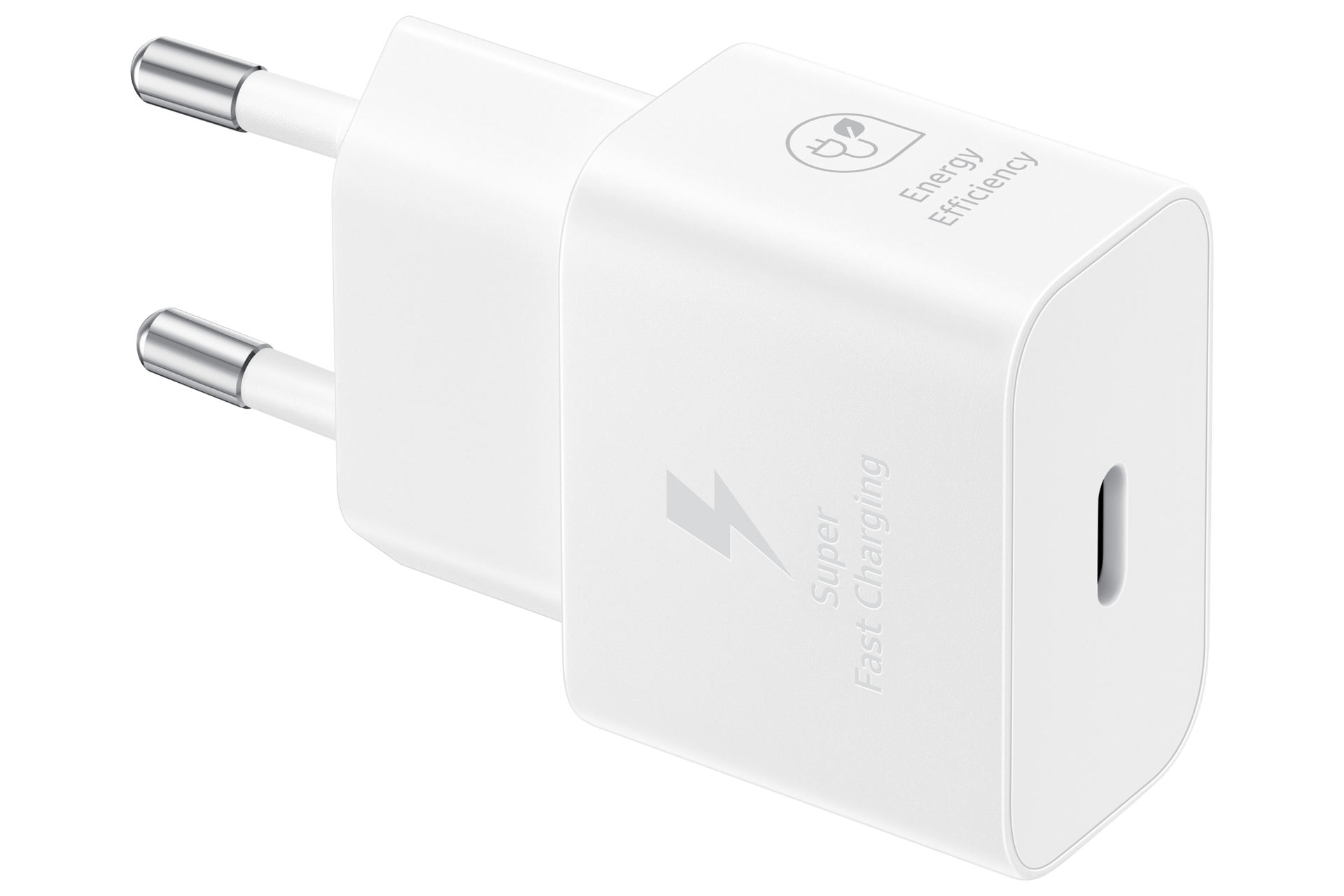 Samsung Caricabatterie Super Fast Charging (25W) con cavo da USB Type-C a USB Type-C, White